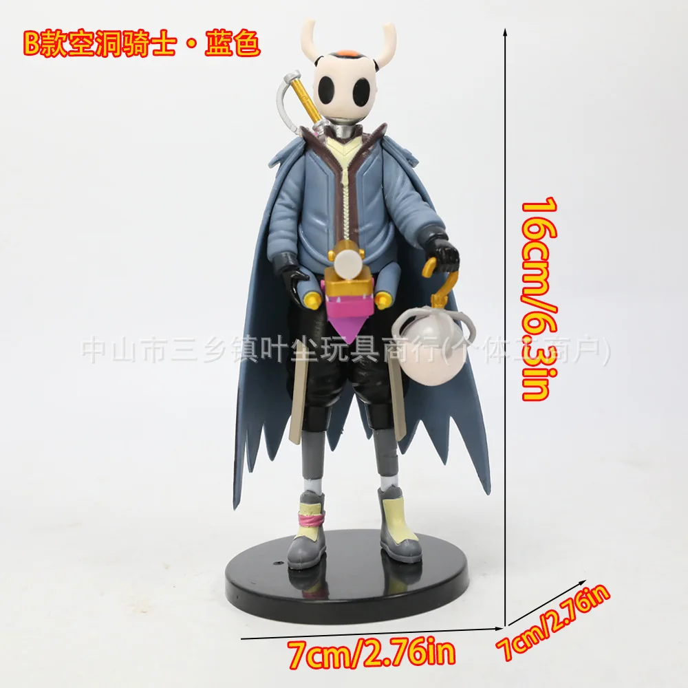 Nuovo lancio Hollow Knight Figura da collezione Custodia da gioco per desktop Decorazione Giocattolo Social Boy Action Figure Robot Toy