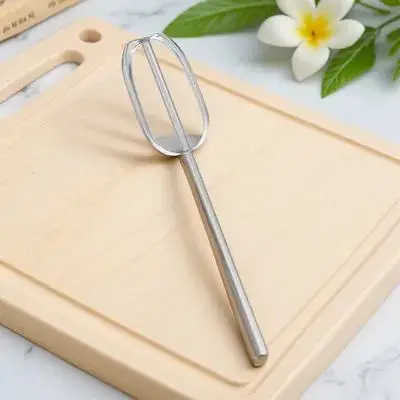 Handheld Mixer Extended Whisk For Sourdough Bread Baking Stainless Steel Attachment Automatic Stirrer Kitchen Tools