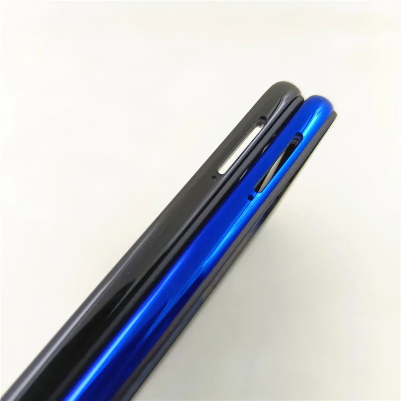 For Xiaomi Redmi Note 7 Front Frame Housing Bezel +Glass Back Cover Housing Door+ Sim Tray Chassis Replacement Parts