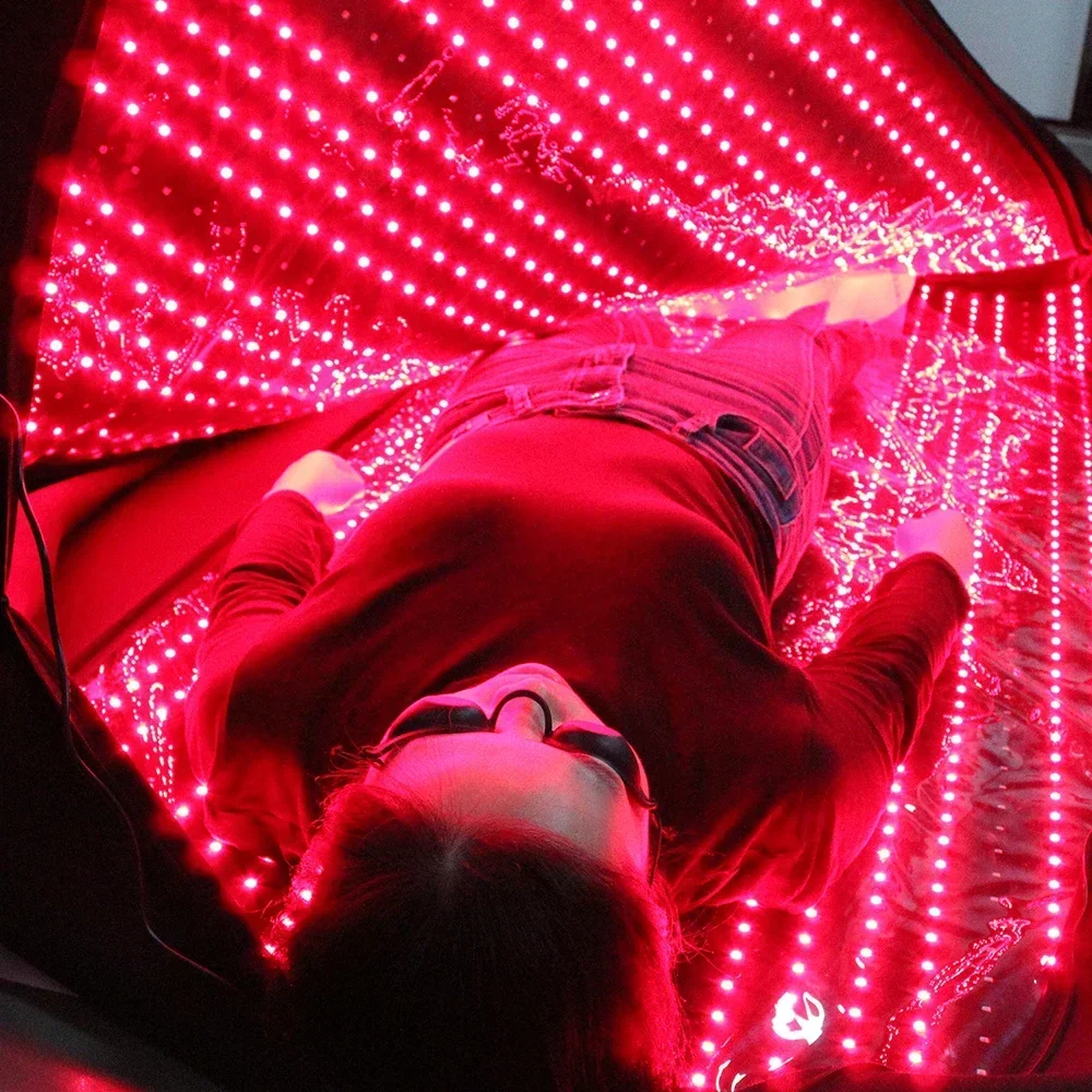 2024 New Full Body Pain Relief Near Infrared Red Light Therapy Blanket Sleeping Bag for Home Physiotherapy