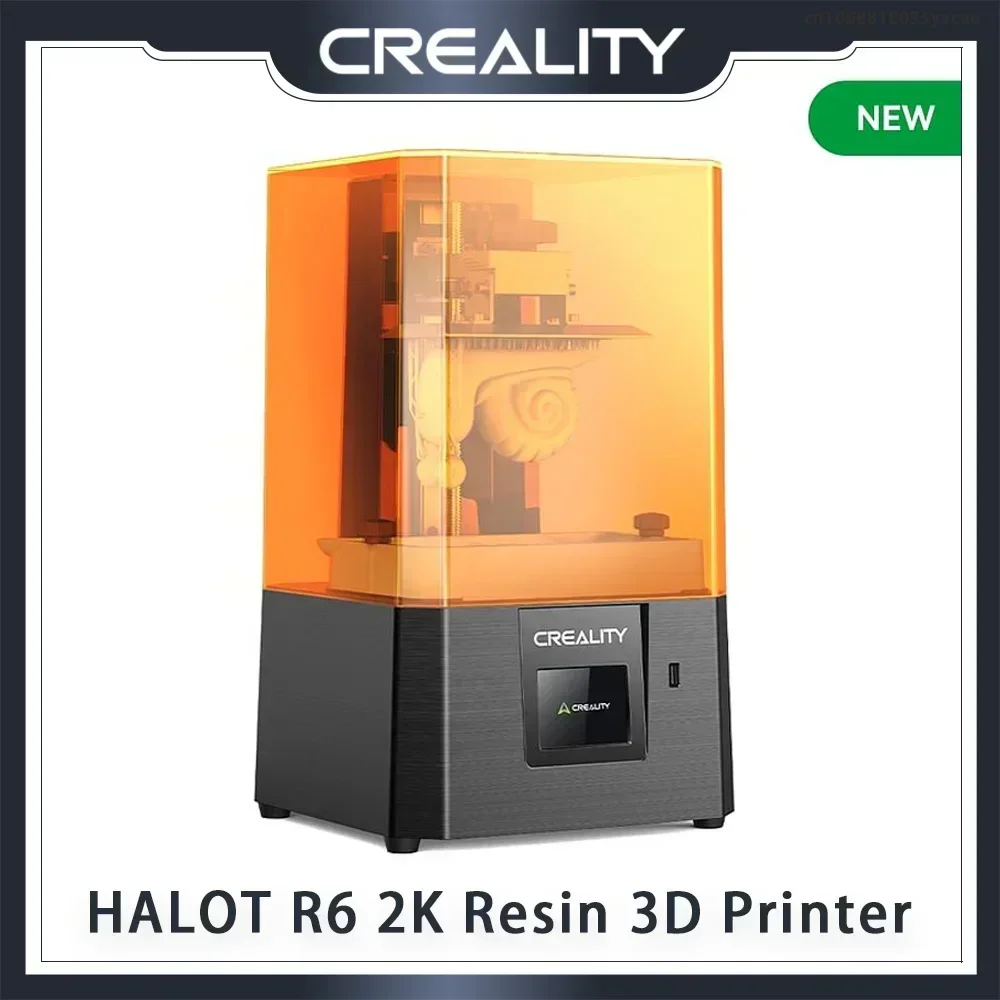 Creality Новый 3D-принтер HALOT R6 2K из смолы 2,8 дюйма, сенсорный экран, направляющие оси Z, встроенный источник света, прочный дизайн, оригинальная 3D-машина