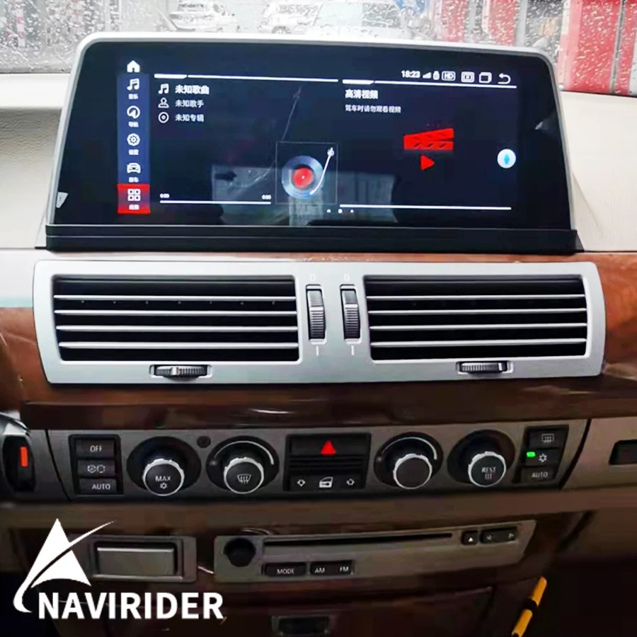 

Android 13 For BMW 7 Series E65 E66 2005-2009 Qled Screen Car Radio Video Player GPS Carplay Navigation Qualcomm 662 Processor