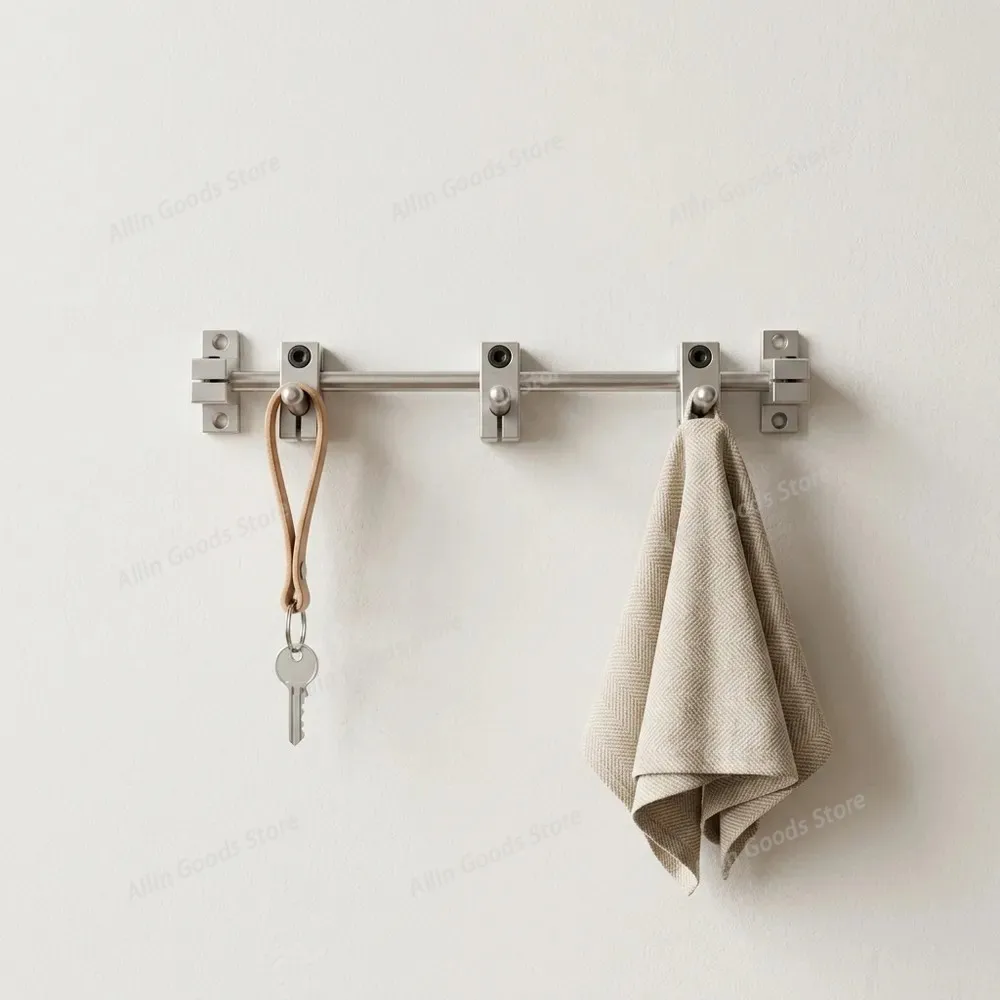 All-metal multi-purpose hook, high load-bearing capacity, adjustable left, right, up, and down, can be disassembled into two.