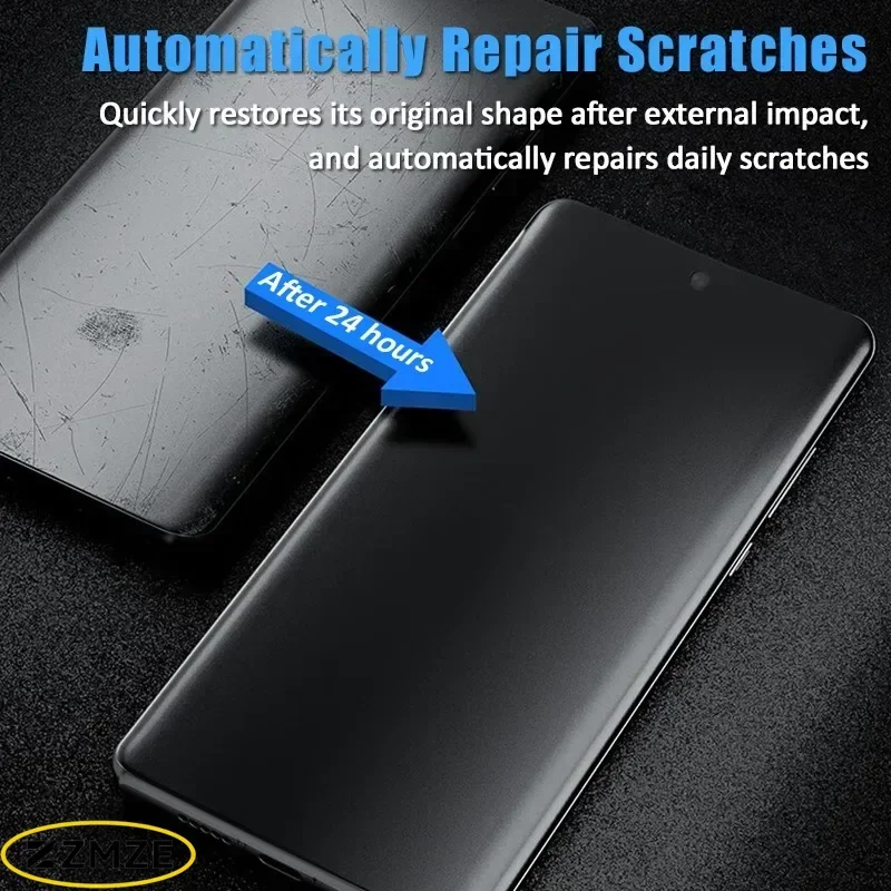 3-4Pcs Matte Hydrogel Film for Realme 16 15 14 13 12 11 10 GT8 Pro 7 Pro 6T Anti-Shatter Anti-Fingerprint Screen Protector Film