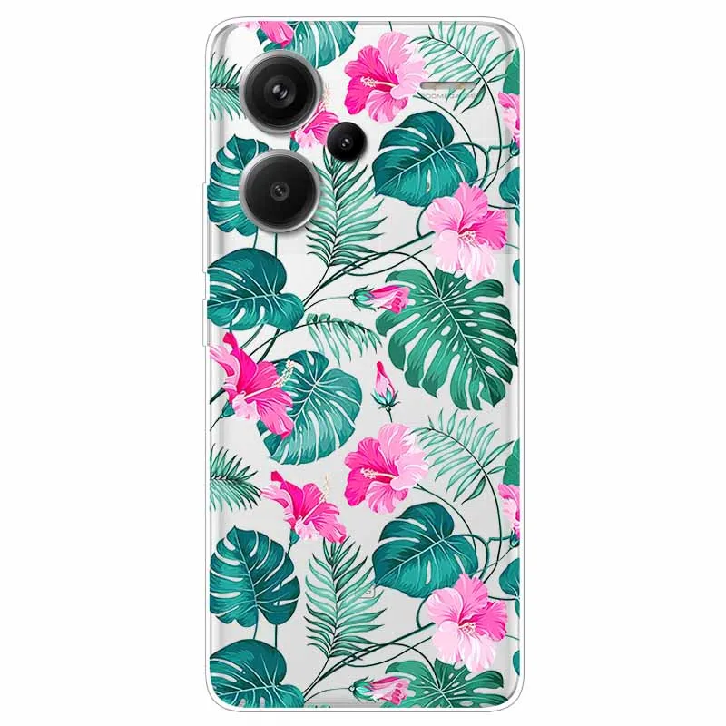 For Redmi Note 13 Pro Plus 5G Case Clear TPU Silicone Funda Capa for Xiaomi Redmi Note 13 Pro+ Soft Covers Transparent Coque bag