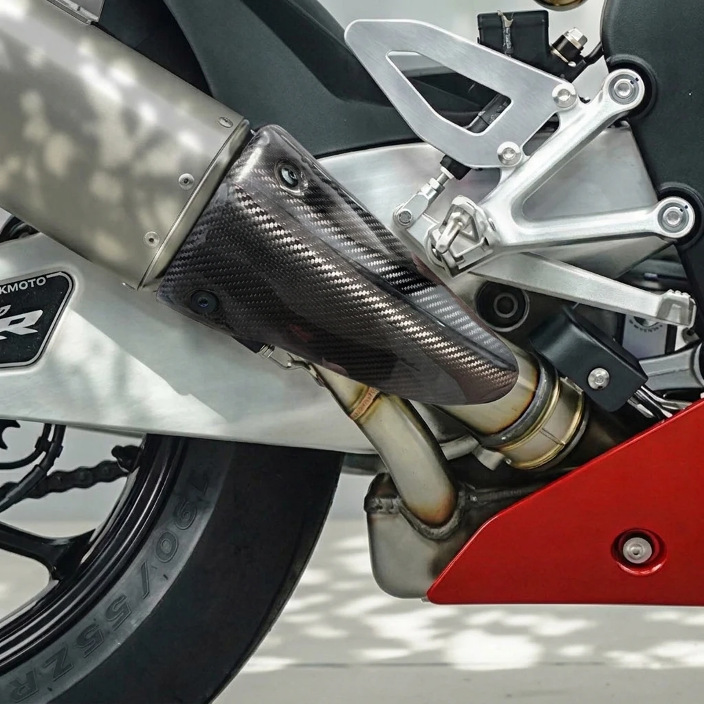 For ZXMOTO 820RR 2026 - Performance Upgrade Accessory Carbon Fiber Motorcycle Exhaust Thermal Insulation Protection Cover
