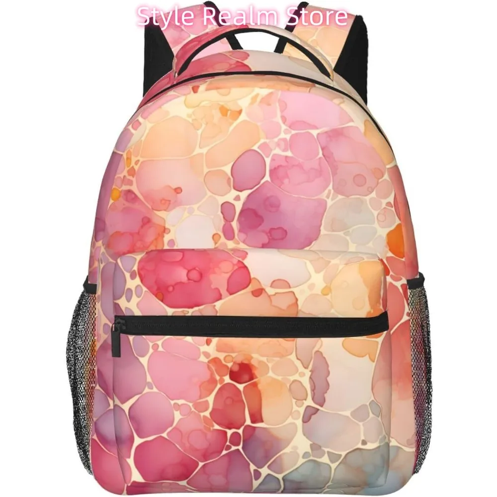 

Funny Tie Dye Watercolor Lightweight Laptop Backpack Lightweight Multipurpose Travel Casual Daypack Unisex College Backapcks for