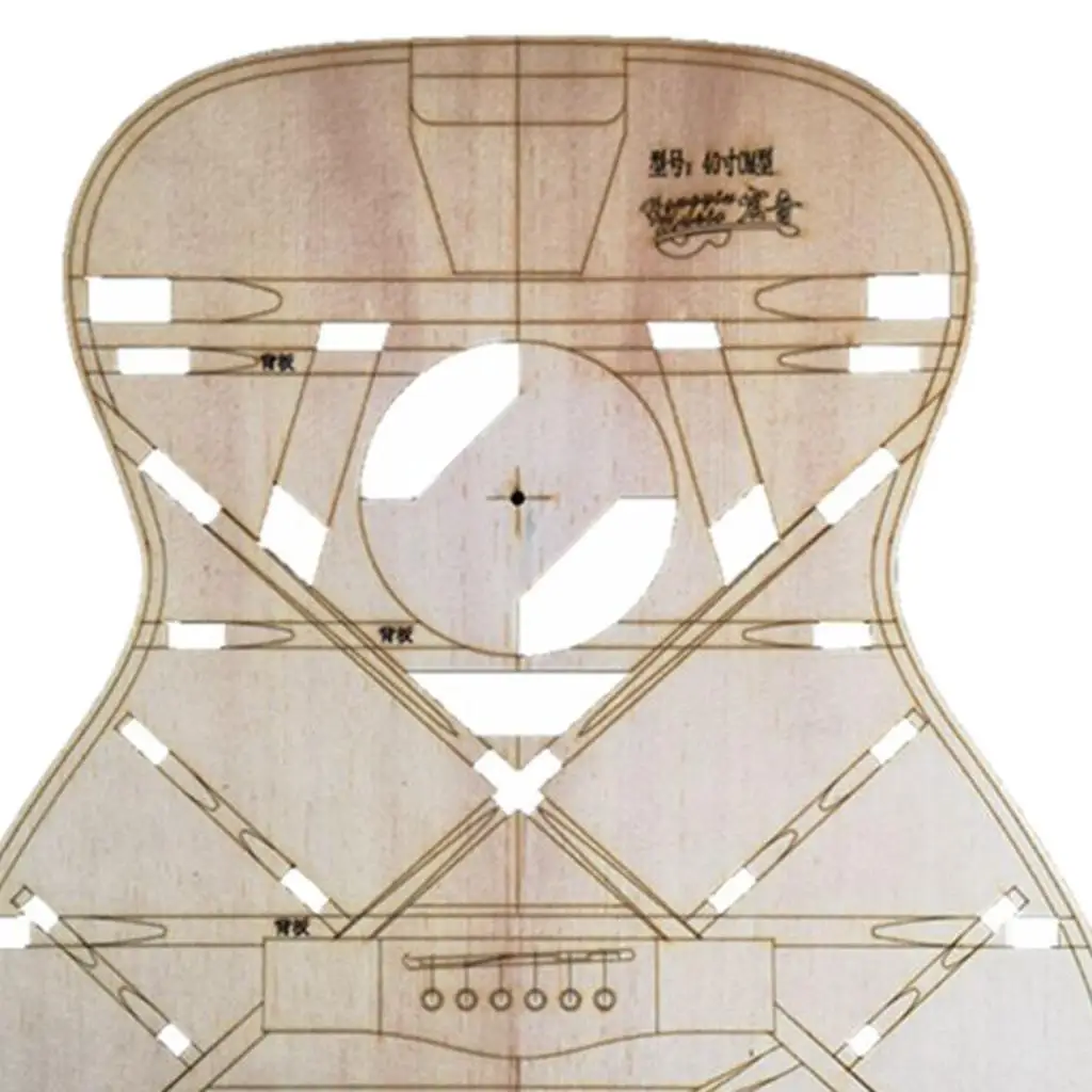 Holz om 40 Zoll Folk Akustik gitarre Körper Layout Vorlage Gitarrenbauer Versorgungs werkzeug