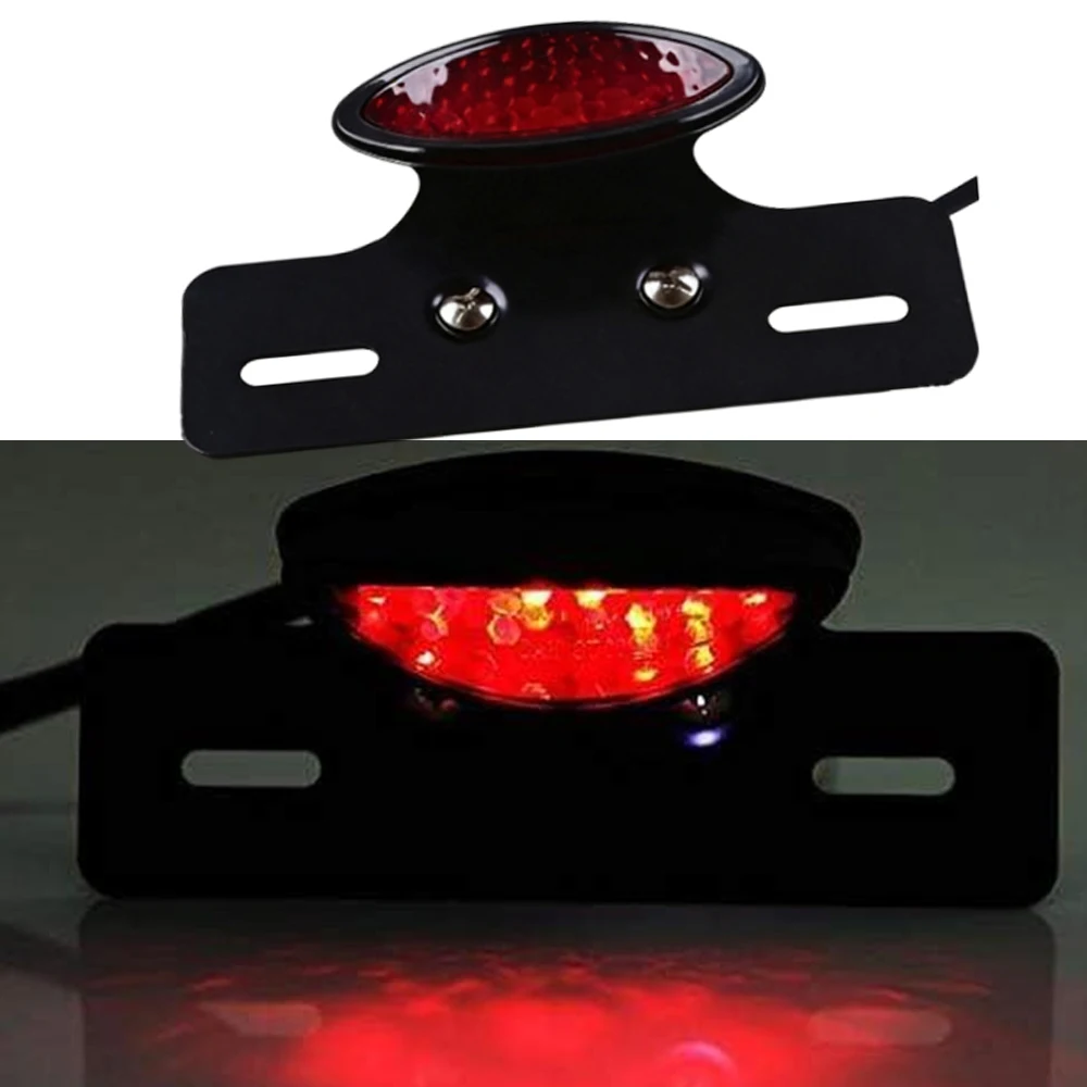 

12V Plastic and LED LED Motorcycle Tail Light Transparent shell/Smoky shell/Red shell Color for KT-M scooters
