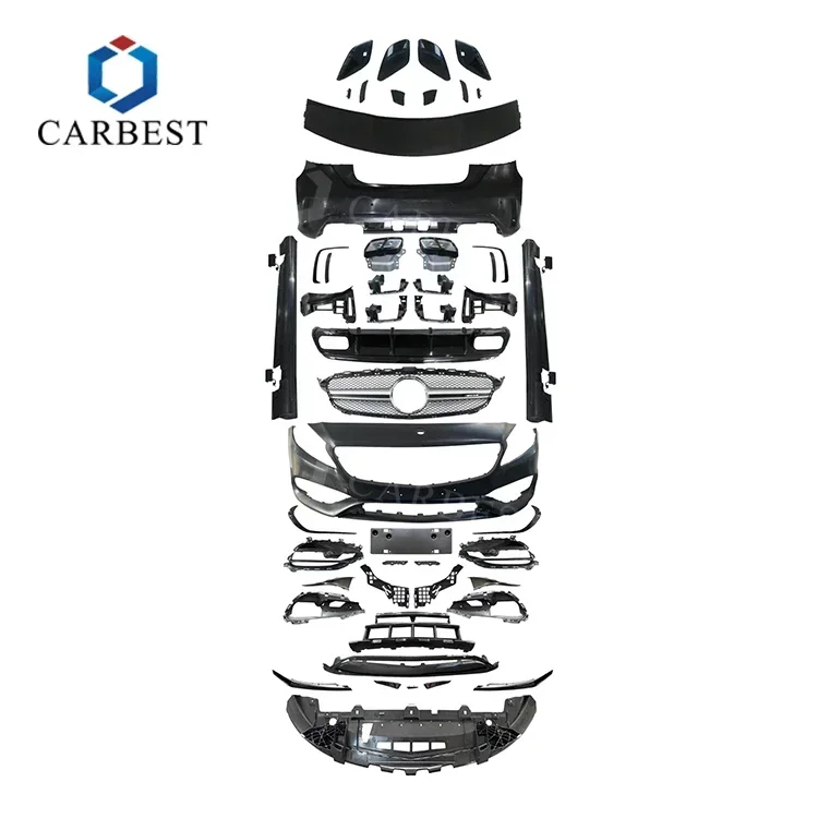 

Самый популярный комплект кузова автомобиля, бампера для w176 a-class 2013-2018, обновление до A45