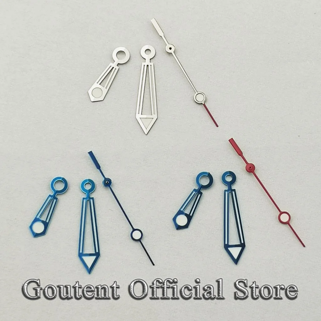 Goutent Hollow Arrow Luminous Watch Hands Multi Color Fit NH35 NH36 ETA2824 Miyota 8215 Automatic Watch Mod Replacement Needles