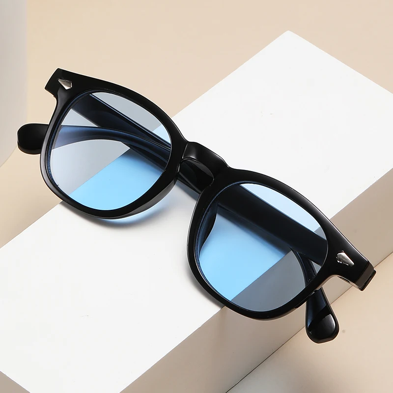 Vintage Oval Classic 4 Small Ding Stylish Decorative Sunglasses for Men and Women