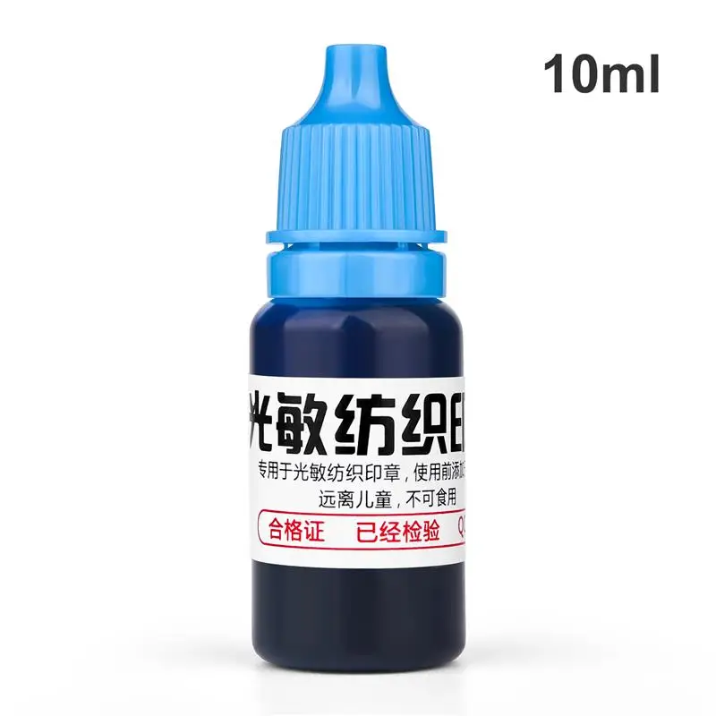 10 ml blauw rood zwarte inkt textielkleding inkt speciale inkt voor studenten kinderen naam stempel afdrukken op kleding waterdicht niet vervagen