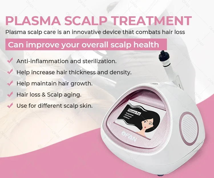 2024 Plasma Hair Growth Machine Hair And Scalp Analysis Treatment For Hair Loss Scalp Massager