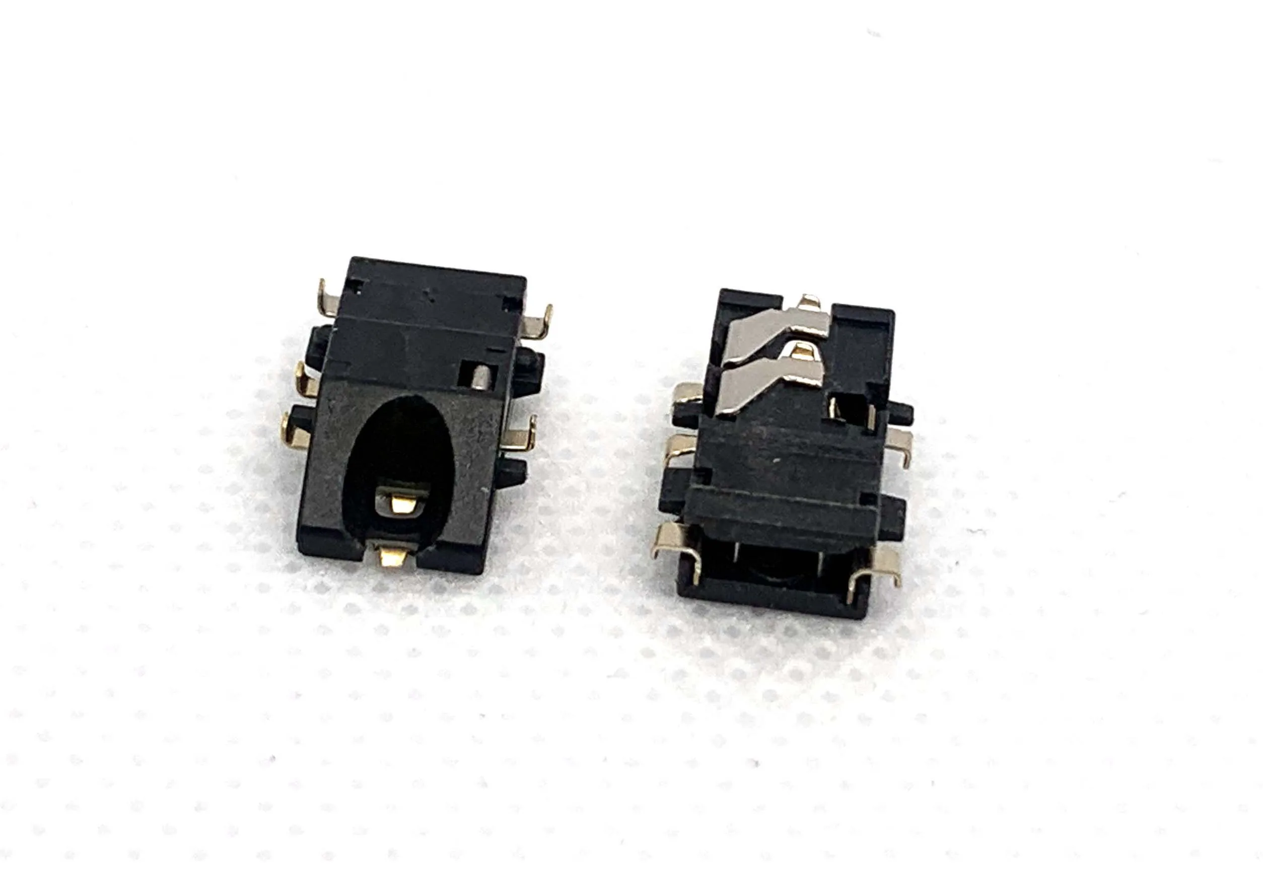 100pcs 3.5 Audio Connector PJ-301 Gold Plated Sink Plate 5Pin SMT Dual Channel Reverse Sink Plate 2.0 MIC function four sections