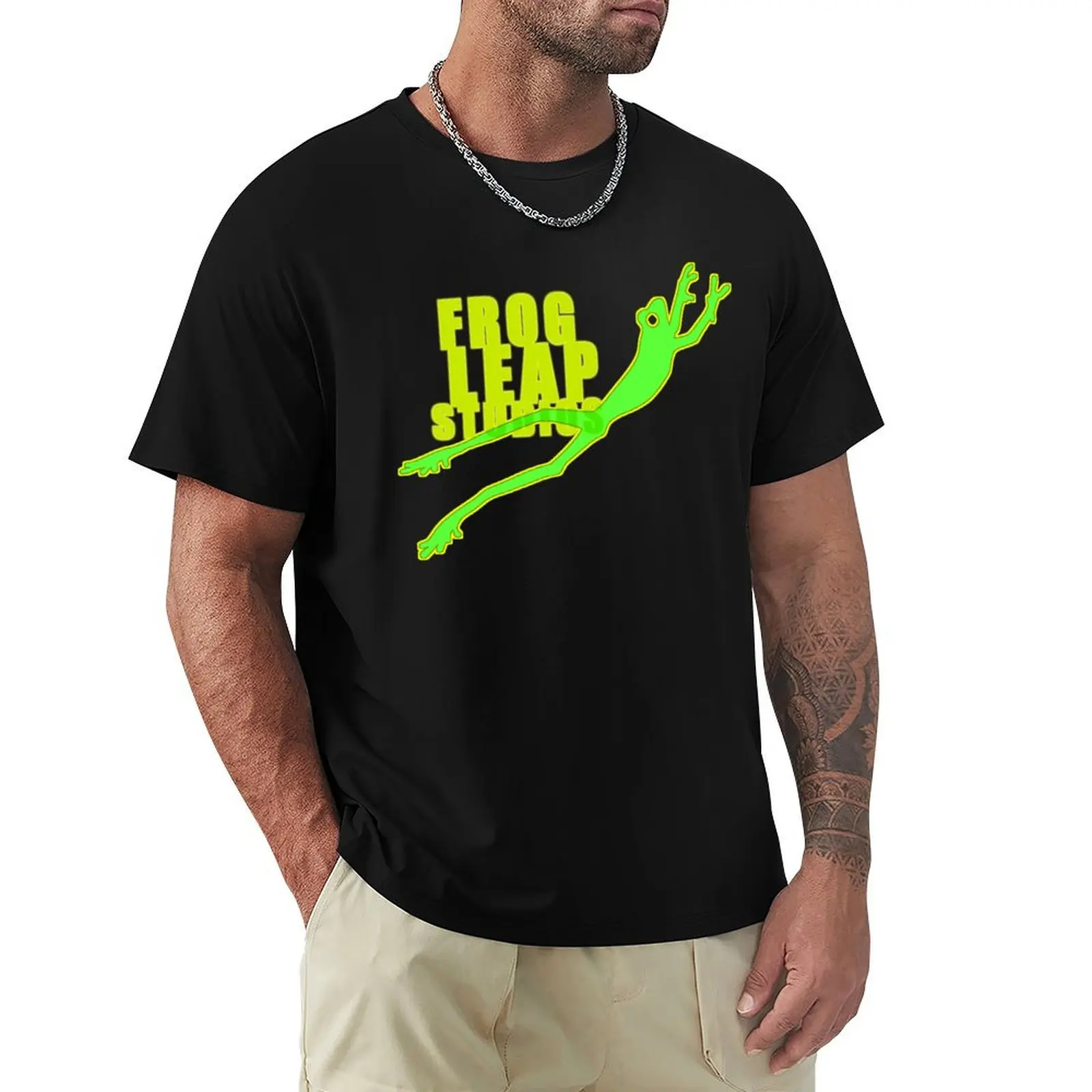 

Fan art Frog Leap Studios FLS Leo Moracchioli green T-Shirt Soft Cotton Print T-Shirt