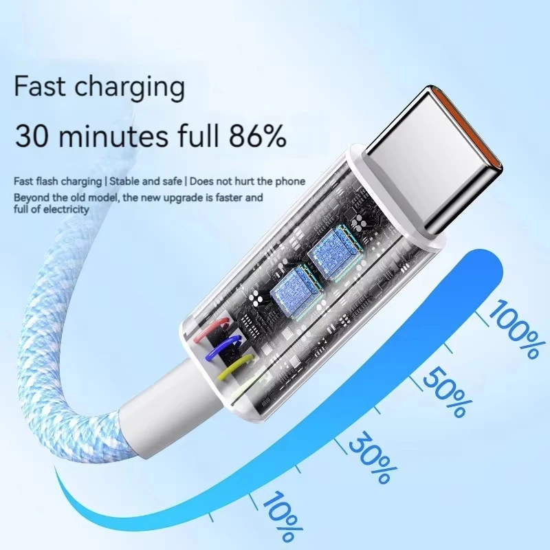 1 متر 1.5 متر 2 متر USB-C إلى نوع C كابل ملون ل 15 برو ماكس PD 60 واط شحن سريع لشاومي سامسونج النسيج كابل الملحقات #3