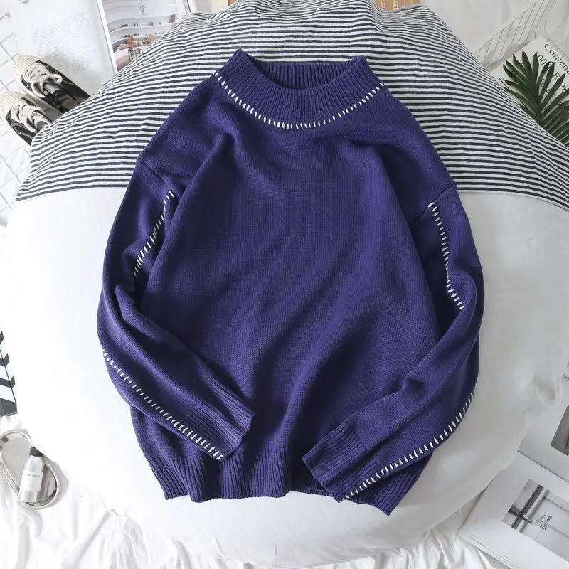 Maglione da uomo alla moda con personalità alla moda, ampio e pigro