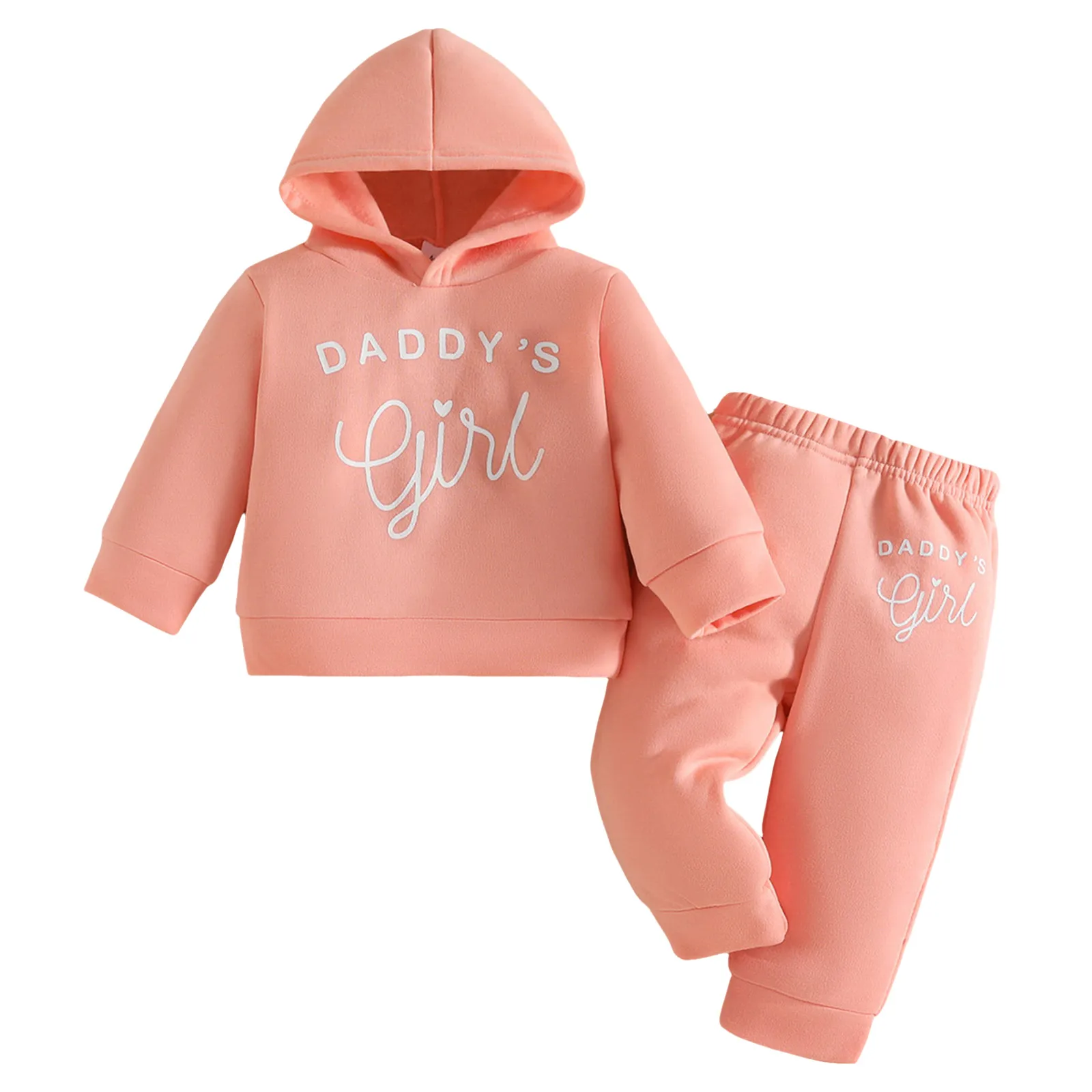 

Baby Girl Outfits 6-9 Months Boys And Girls Set Baby Long Sleeved Long Pants Hooded Sweatshirt Printed Long Sleeve Bodysuit Baby