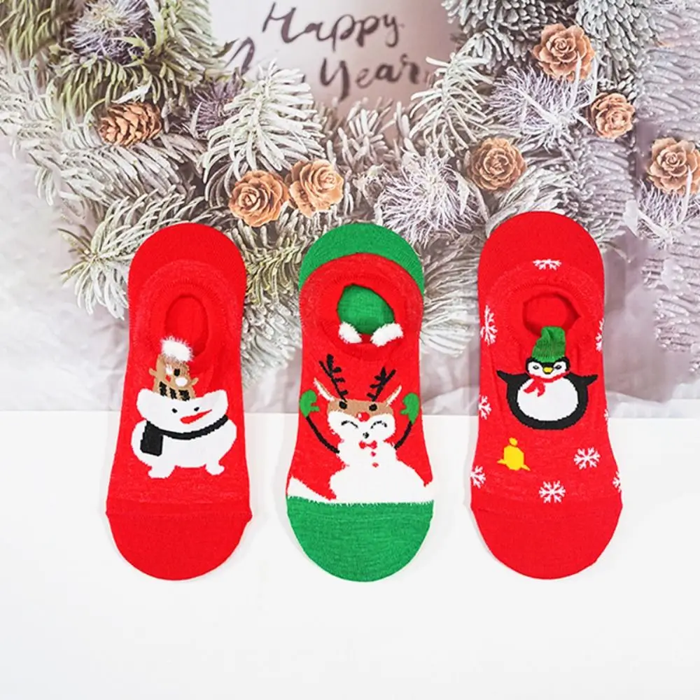 6 pares de calcetines navideños de alce a la moda para mujer, calcetines de tubo de Navidad con oso y copo de nieve, calcetines suaves de Navidad a media pantorrilla, regalos