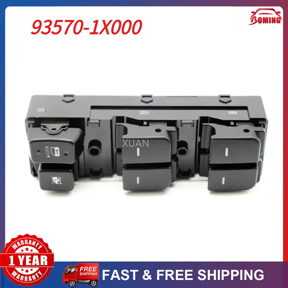 

NEW Power Window Master Control Lifter Switch Button 93570-1X000 For Kia FORTE Cerato 2010- 2012 935701X000 93570 1X000