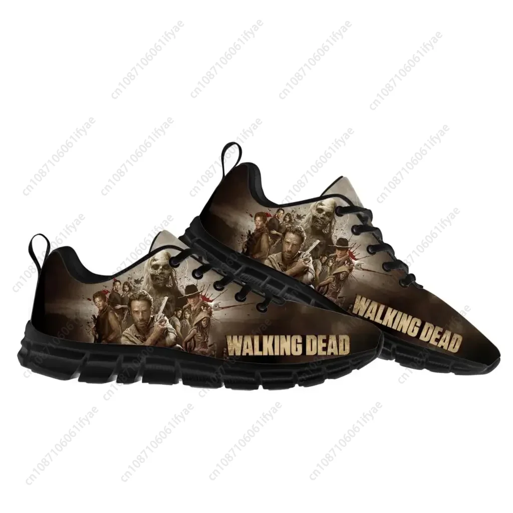 

The Walking Dead Horror Sports Shoes Mens Womens Teenager Breathable Lace-up Sneakers Parent Child Sneaker Couple Custom Shoes