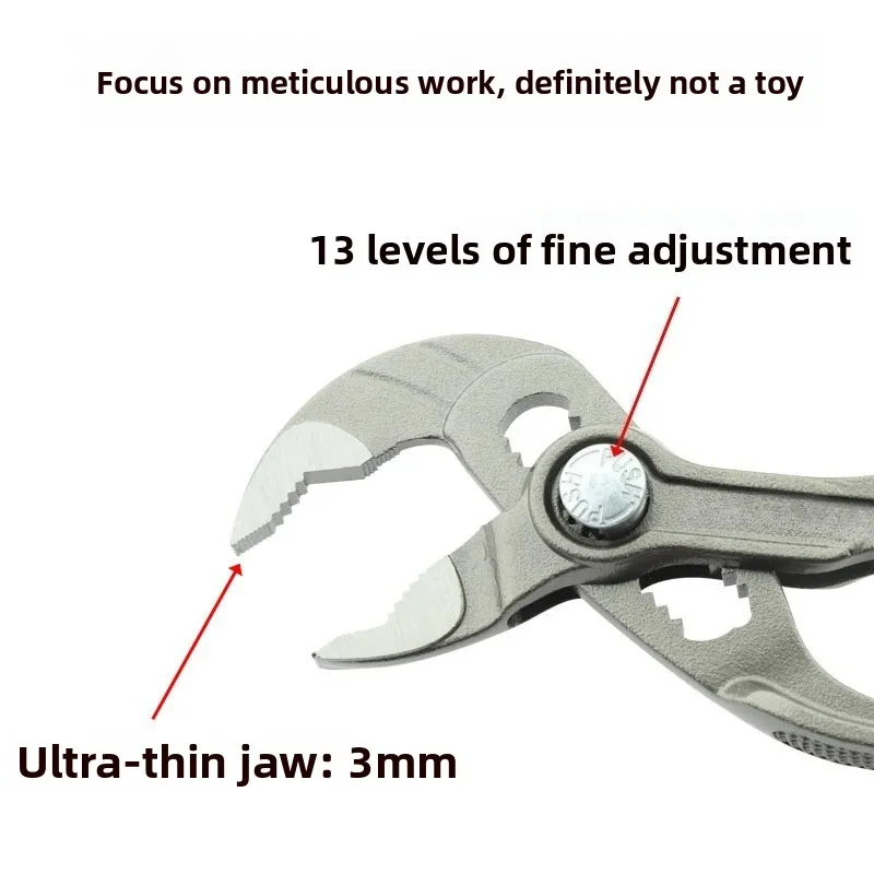 Mini Water Pump Pliers 4 Inches, Miniature Pipe Pliers, Portable Multi-functional Outdoor EDC Tool