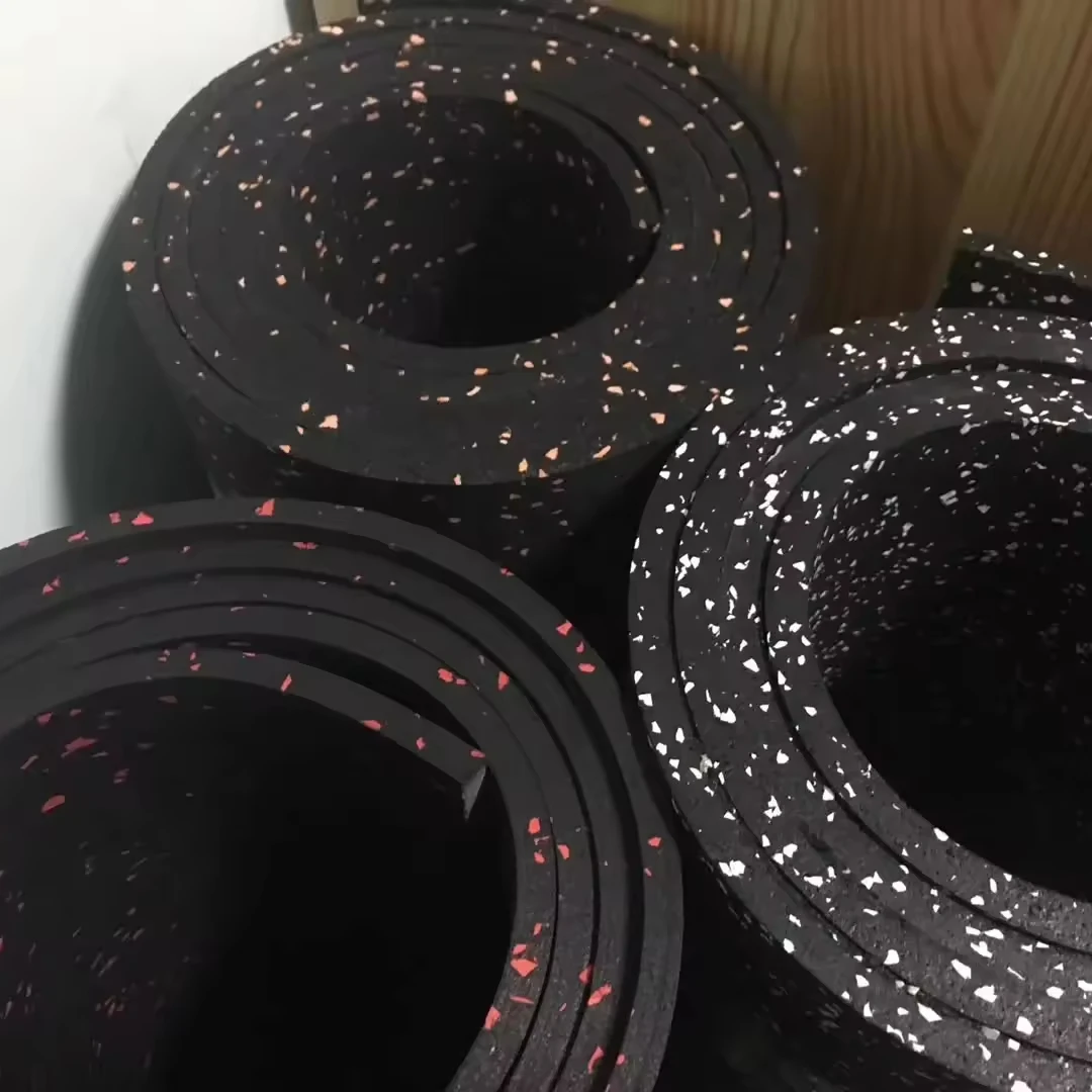 Indoor Gym Rubber Flooring Roll Mat Carpet for Fitness Gym Epdm Rubber Floring Mat 6mm Custom size