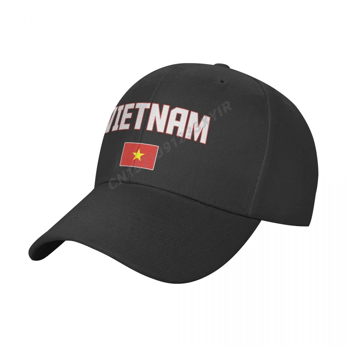

Baseball Cap Vietnam Flag Wild Sun Shade Peaked Adjustable Caps for Men Women Print