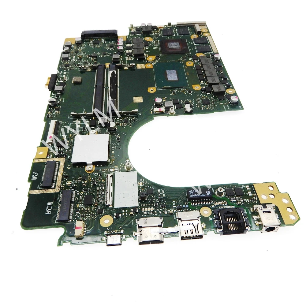 Imagem -05 - Placa-mãe Portátil para Asus Vivobook X580gd com I78750h Cpu Gtx1050-v4g Gpu N580g Nx580g M580g X580gd N580gd Nx580gd