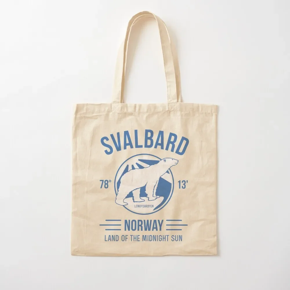 Svalbard Polar Bear - Midnight Sun in Norway Tote Bag sac pour femme Canvas stote bag Bag