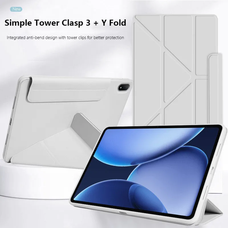 Multi-Angle Stand PU Leather Soft Cover Case for OnePlus Pad 4 13.2 2026 13.2 inch Protective Folio Case