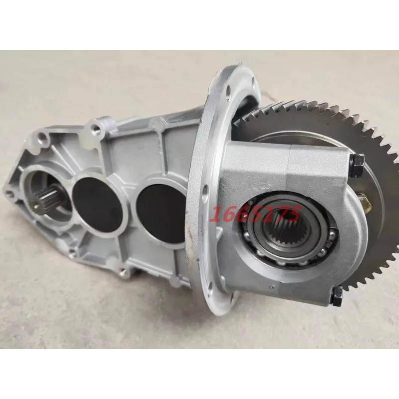 Electric forklift integrated open tooth differential with high speed ratio of one ton half shaft, 6 teeth and 24 teeth
