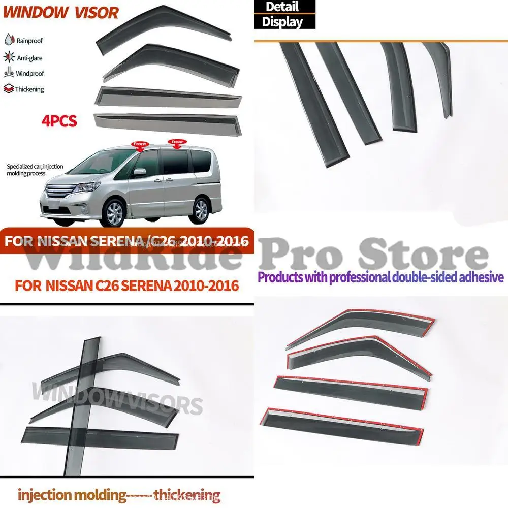 

1 set For Nissan Serena Wiper Cover Sun Visor Window Shade for SERENA C26 2010-2016