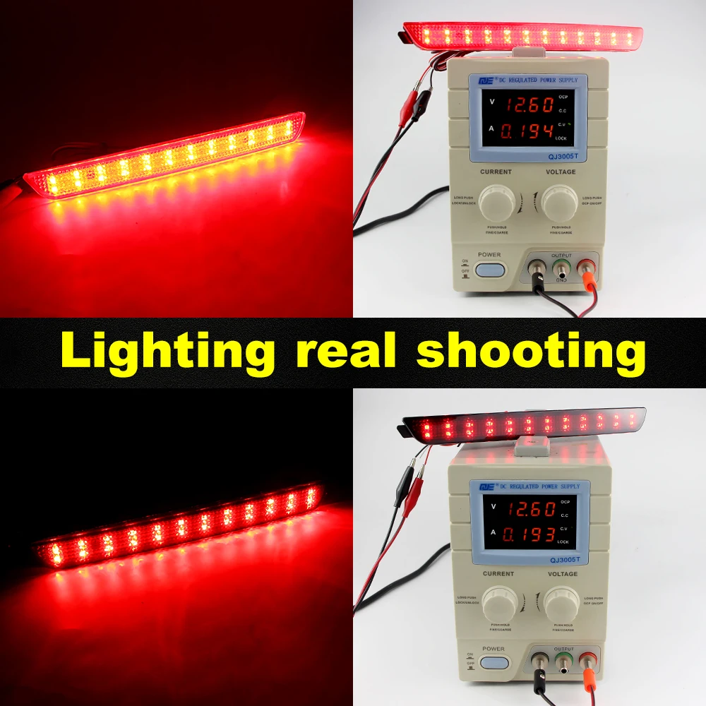 LED Rear Bumper Reflector Light Brake Lamp Reflector For Mazda 3 AXELA Tail/Brake Rear Fog Lamps Signal Light Car Accessories