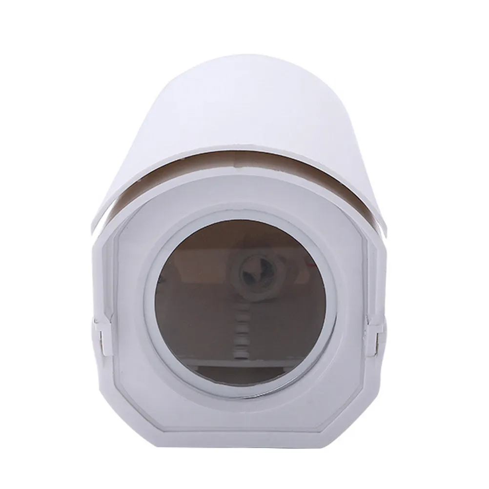 Security Camera Protective Cover Waterproof Plastic Flip Case High Transmittance Lens Wide Angle Heat Dissipation Replaceable