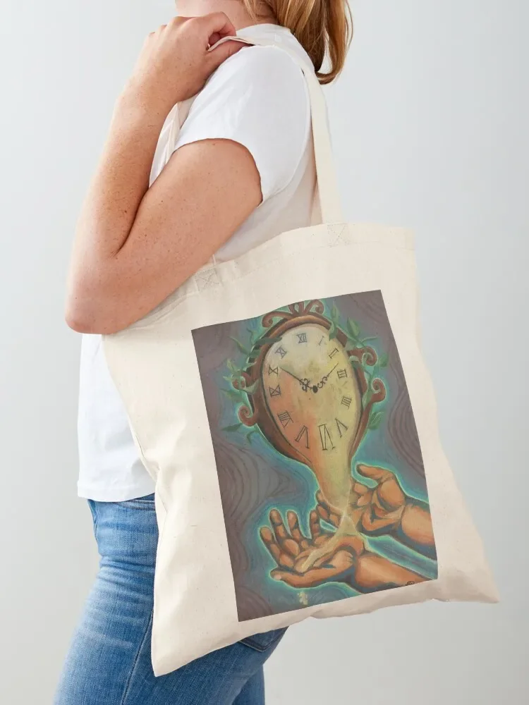 Sands of Time- Original Oil Painting Tote Bag personalized tote personalized eco folding canvas