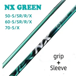 Wał kija golfowego NX GREEN 50/60/70 S/SR/R/X śrubokręt wału grafitowego i drewniany wał bezpłatny montaż tuleja i uchwyt