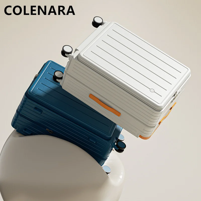 COLENARA Suitcase High Quality 20 Inch ABS+PC Boarding Case 24