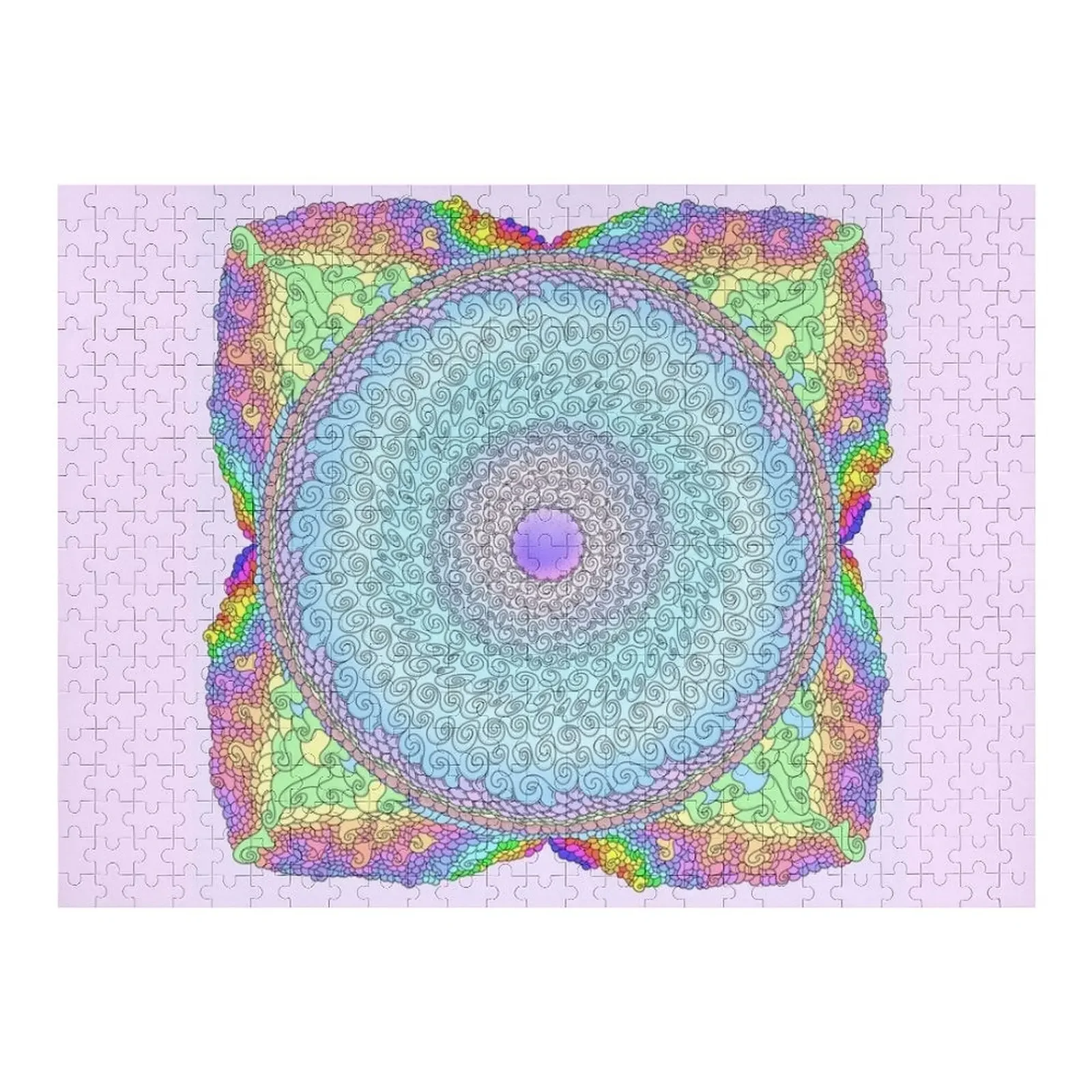 

Large mandala doodle Jigsaw Puzzle Jigsaw Pieces Adults Custom Wooden Gift Personalized Kids Gifts Puzzle