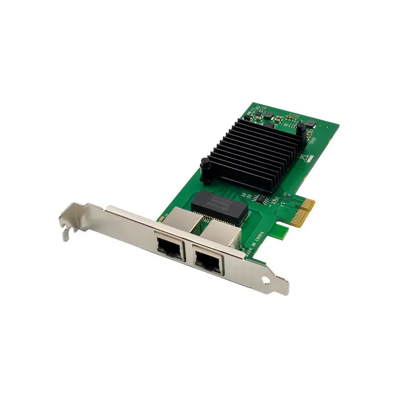 PCI-E Gigabit Ethernet Card I340-T2 Desktop Server Computer RJ45 Wired Soft Router I82580