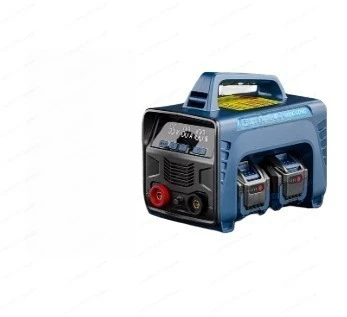 

Портативный беспроводной сварочный аппарат с питанием от аккумулятора MMA MIG ARC Stick 60A DC, сварочный аппарат со светодиодным дисплеем, цифровой сварочный аппарат с двумя батареями