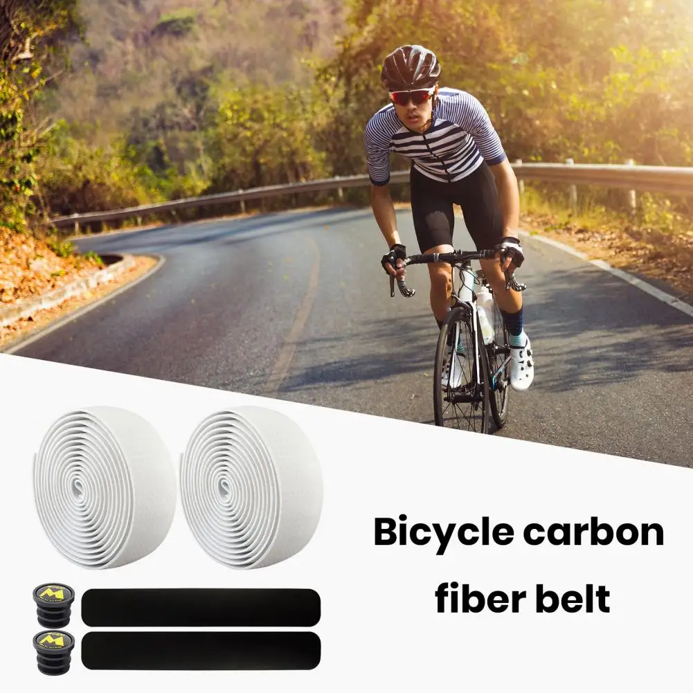 Bike Handlebar Strap 1 Set Wear-resistant Buffering Thickened  Mountain Bike Handle Wrap Bicycle Accessories