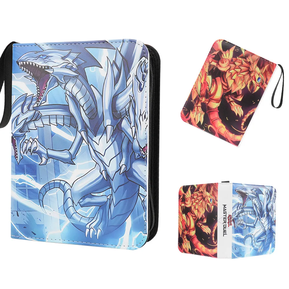 

400pcs/900pcs Card Album Book Anime Yu Gi Oh Collection Card Zipper Game Cards Binder Holder Toys Christmas Gifts