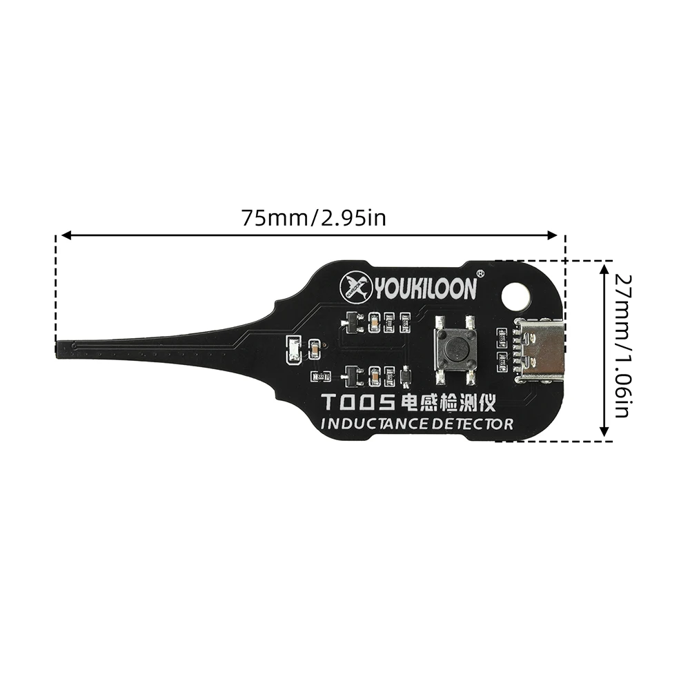High-Precision Inductance Tester Electromagnetic Induction Detection for Mobile Phone Repair and Proximity Sensing Type-C Port