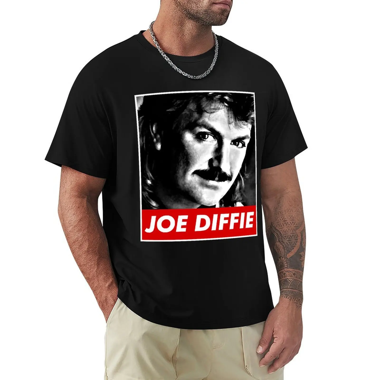 Joe Diffie , Joe Diffie vintage - Retro American Flag Joe Diffie Music Gift T-Shirt summer tops Blouse fitted t shirts for men