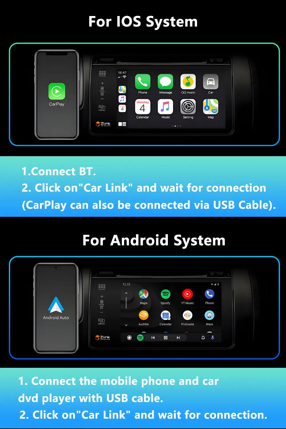 7 zoll Android Für Audi A3 2013 - 2018 Drahtlose Carplay Auto Radio Multimedia Player GPS Navigation WIFI Bluetooth DSP stereo Auto – Detail 5
