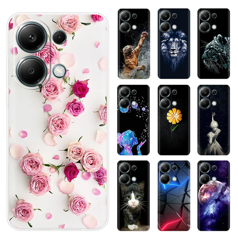 

Soft Clear TPU Case For Xiaomi Redmi Note 13 4G Case Silicone Bumper Back Cover Fundas For Redmi Note 13 Pro 4G Phone Cases Etui