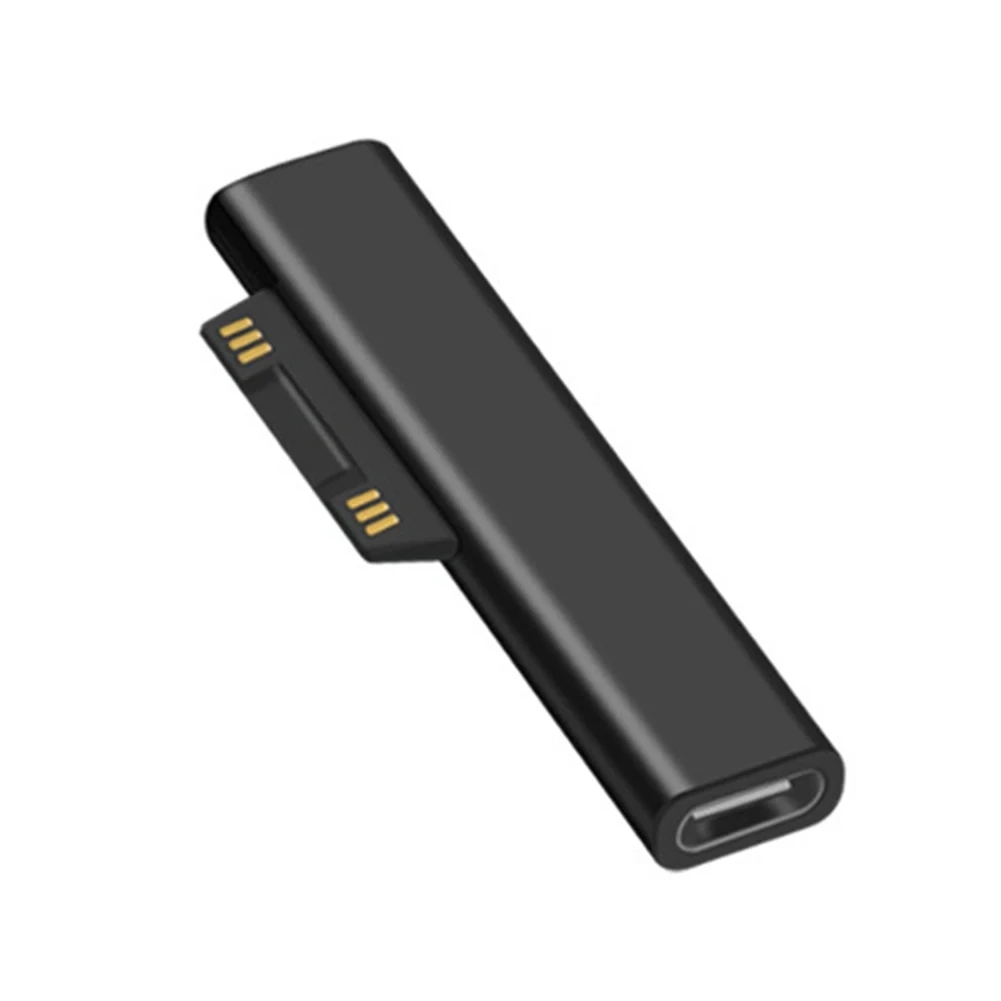 USB Type-C PD naar DC-connectoradapter Tablet Snellaadstekker Oplader Compatibel met Surface Pro 7 6 5 4 Go Book-laptop