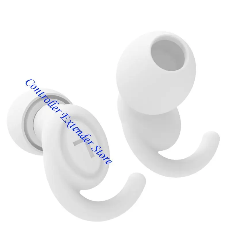 

N84B Reusable Comfortable Ergonomic Silicone Earplugs Effective Noise Isolation Suitable for Work Study Rest Swimming Surfing